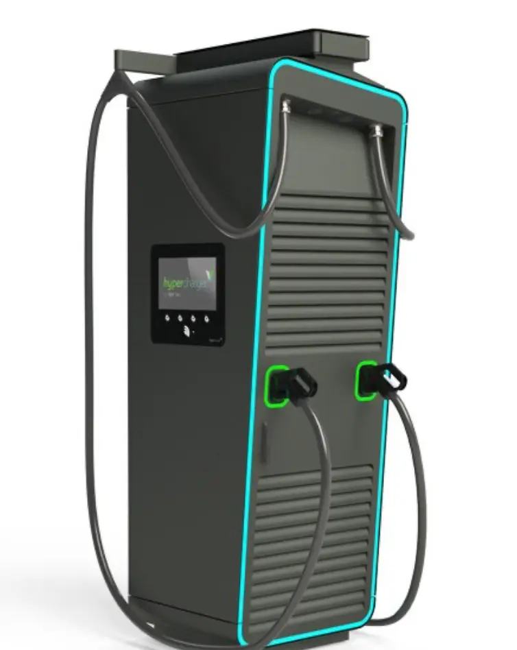 Alpitronic Hypercharger Model 400-4 + Cable CCS Combo 2 400A HPC, 5m + Cable Management System for HYC 400 + Door contact switches