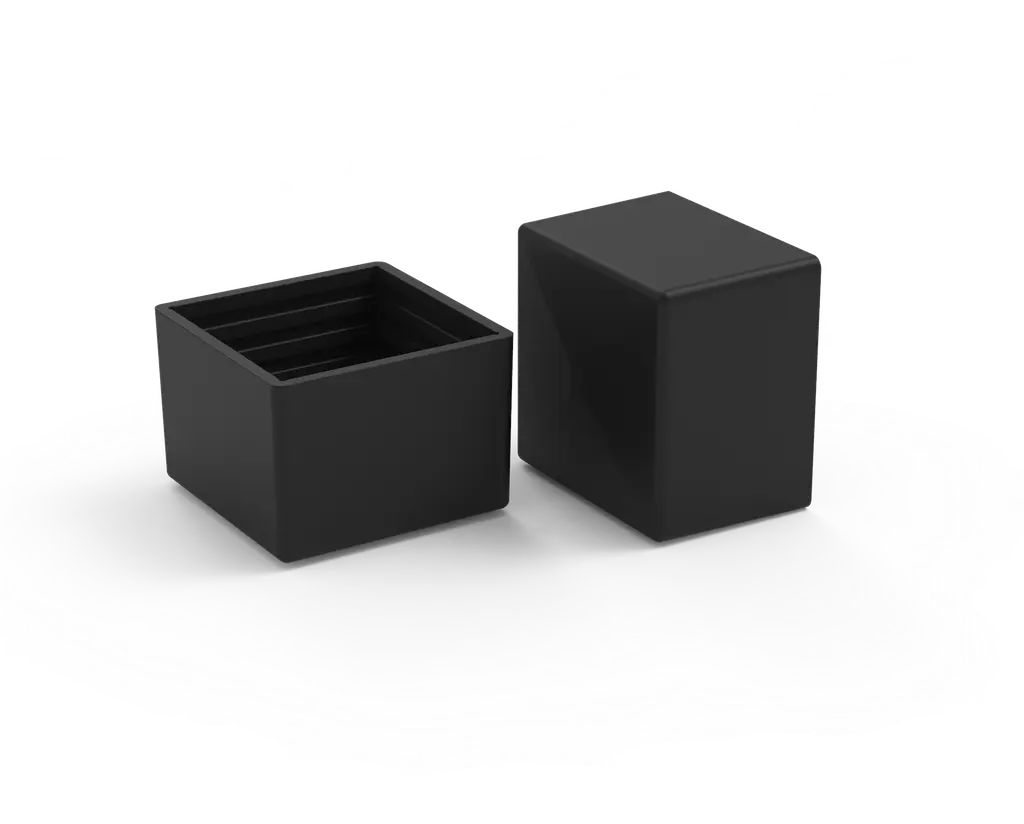 BOUCHON POUR PROFILE 40X40 NOIR 150pcs