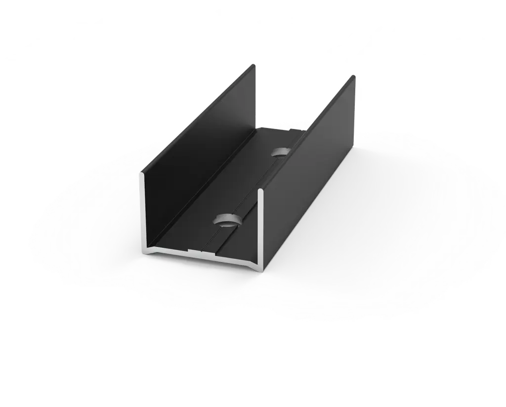 [1AHMACPV002] CONNECTEUR DE PROFIL NOIR